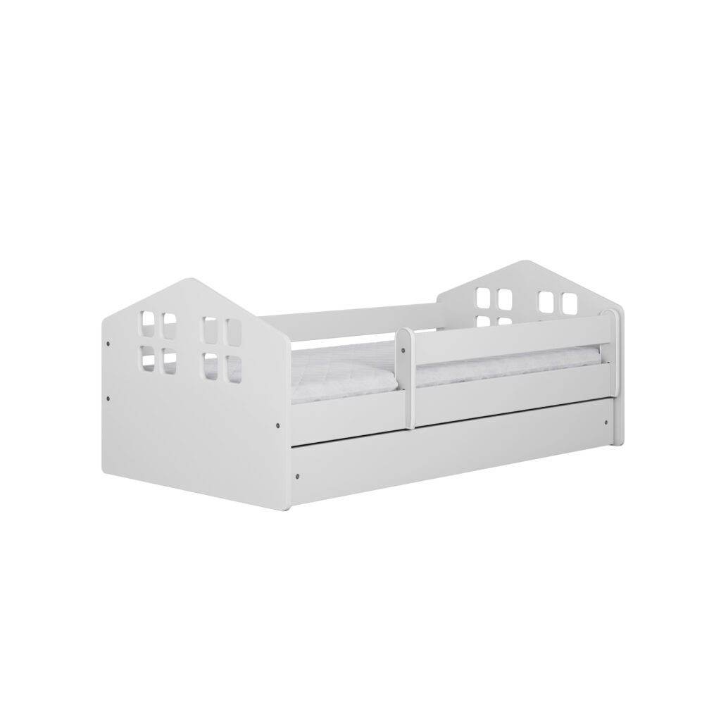 Lit classique NOAH forme maison chambre enfant
