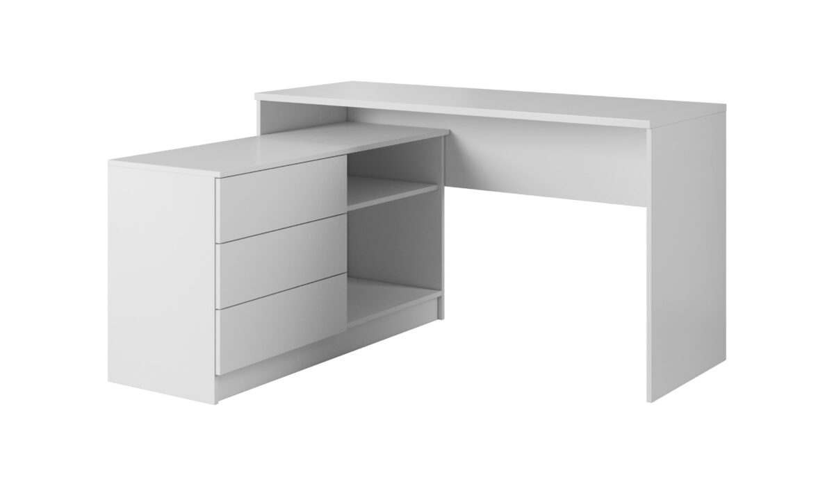 Bureau TIBO Blanc chambre KAMAZZA