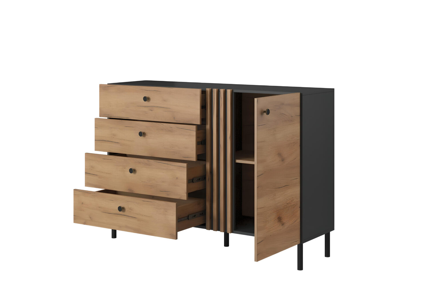 Commode ALYA fonctionnelle avec ses nombreux rangements