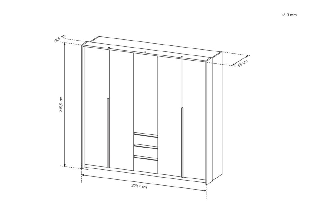 Croquis armoire LYAN KAMAZZA