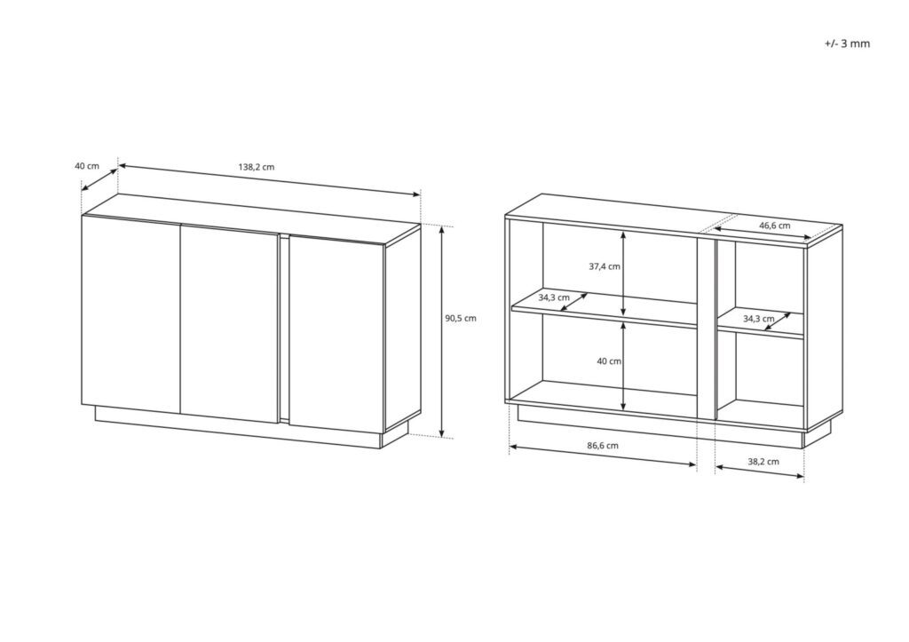 Croquis buffet BRYCE KAMAZZA