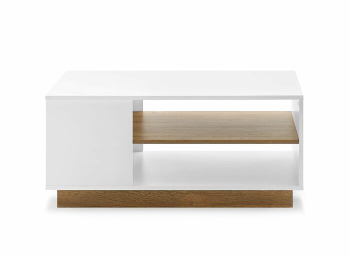 Table basse BRYCE – Blanc brillant