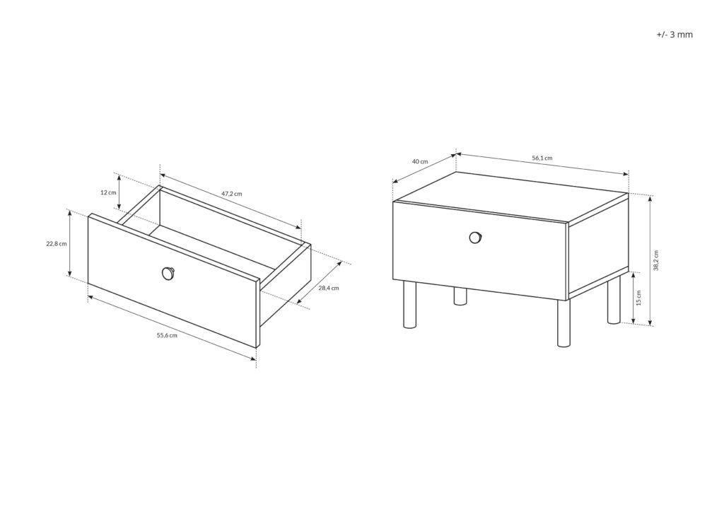 Schéma tables de chevets ALYA KAMAZAA