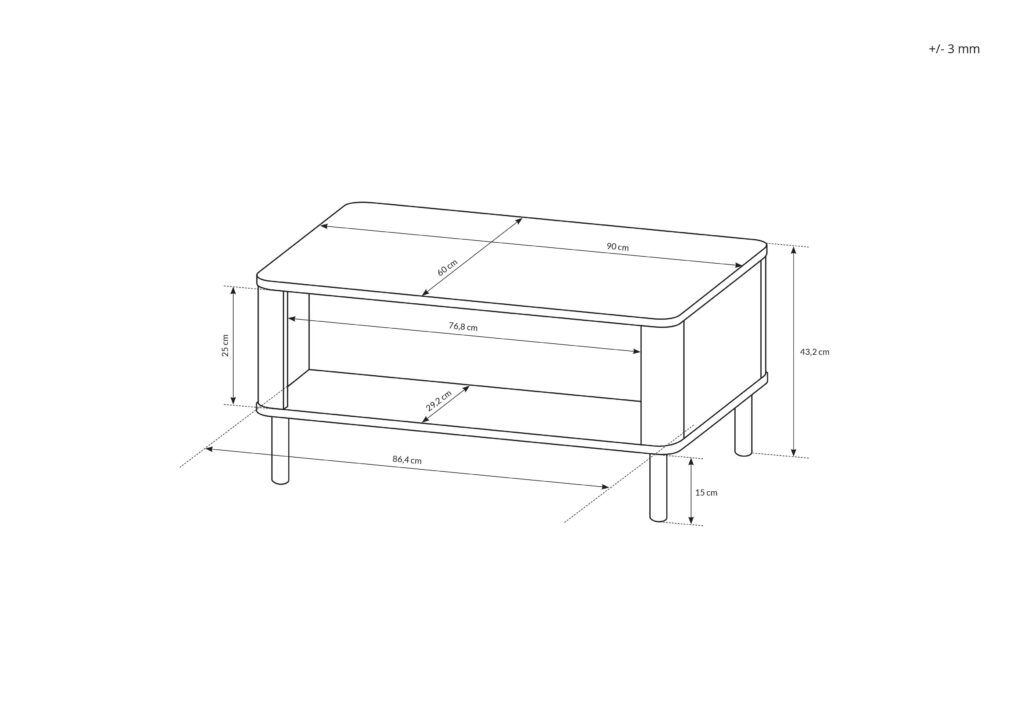 Schéma table basse RYO KAMAZAA