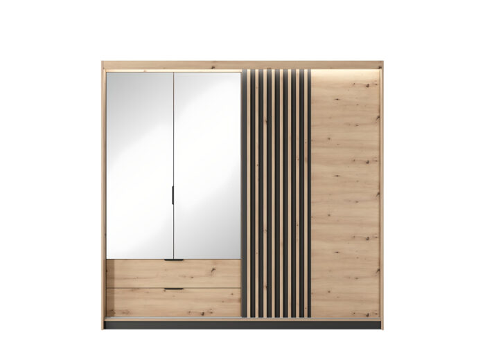 Armoire LYTA dressing chambre adulte tendance KAMAZZA