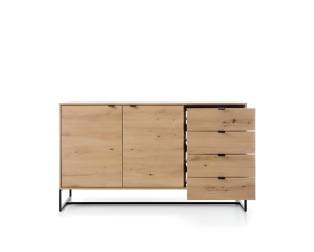 Buffet CELINE fonctionnel avec ses 4 tiroirs spacieux KAMAZZA