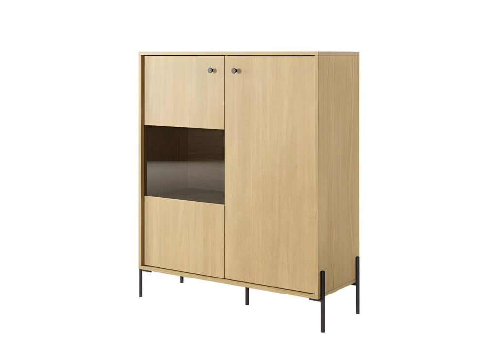 Buffet haut 2 portes Chêne 40 cm - NAVDI