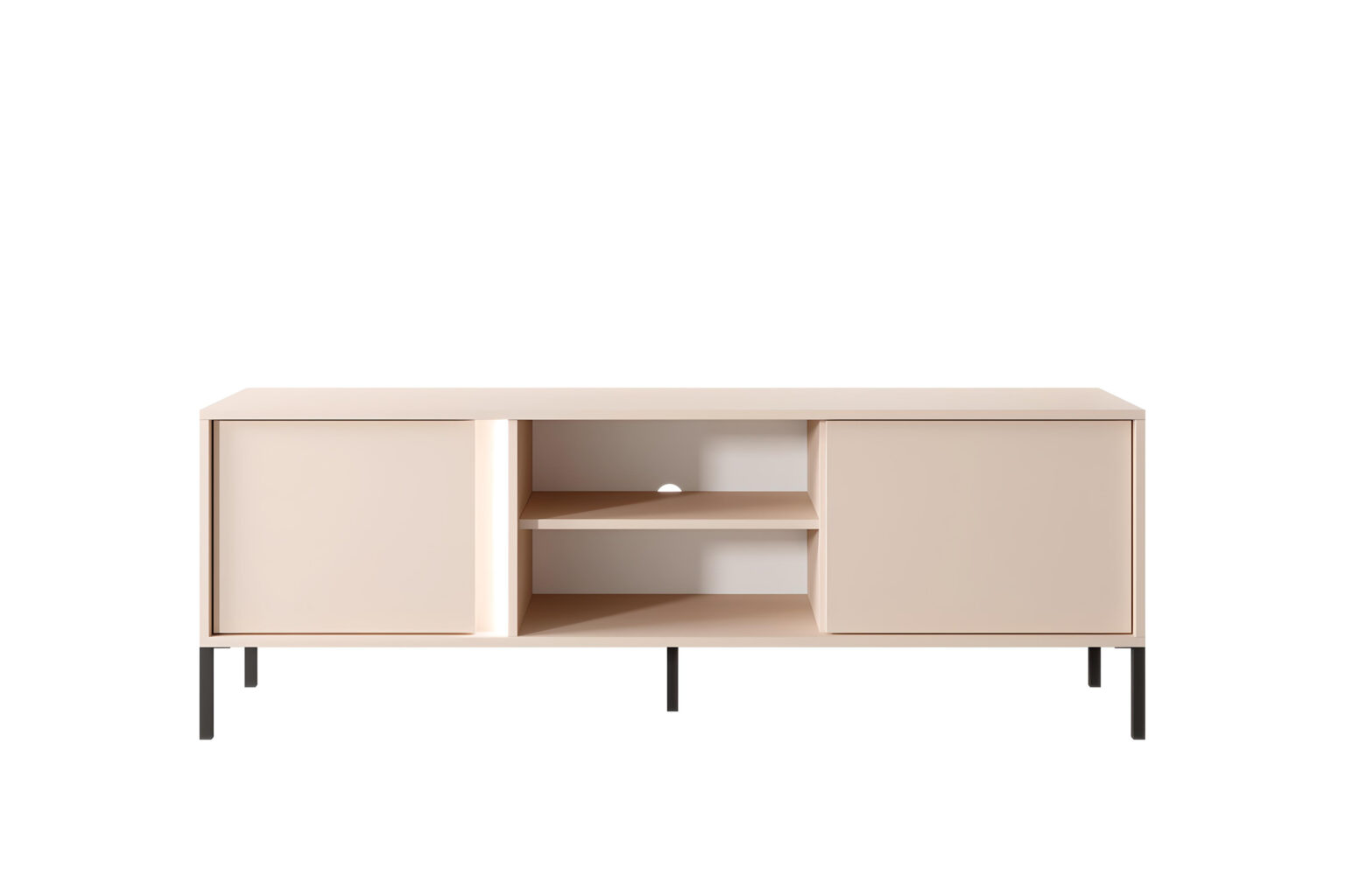 Meuble télé 153 cm LIXIA beige