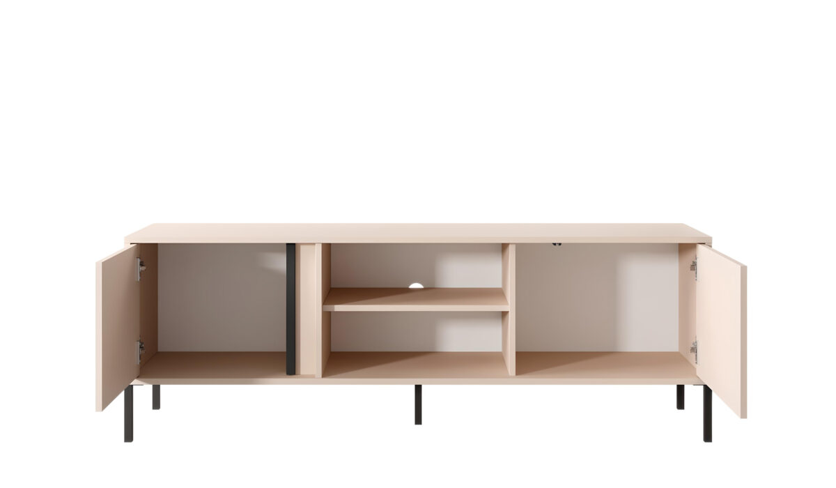 Meuble télé LIXIA 153 cm beige