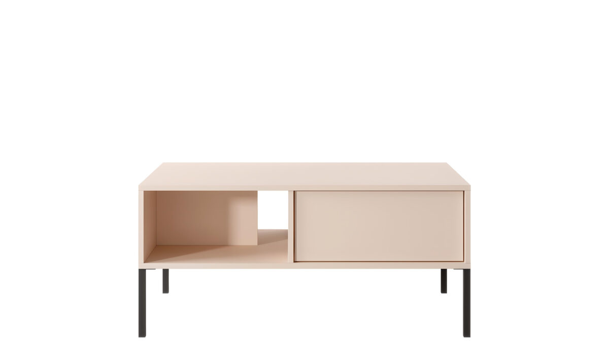 Table basse 2 tiroirs LIXIA Beige