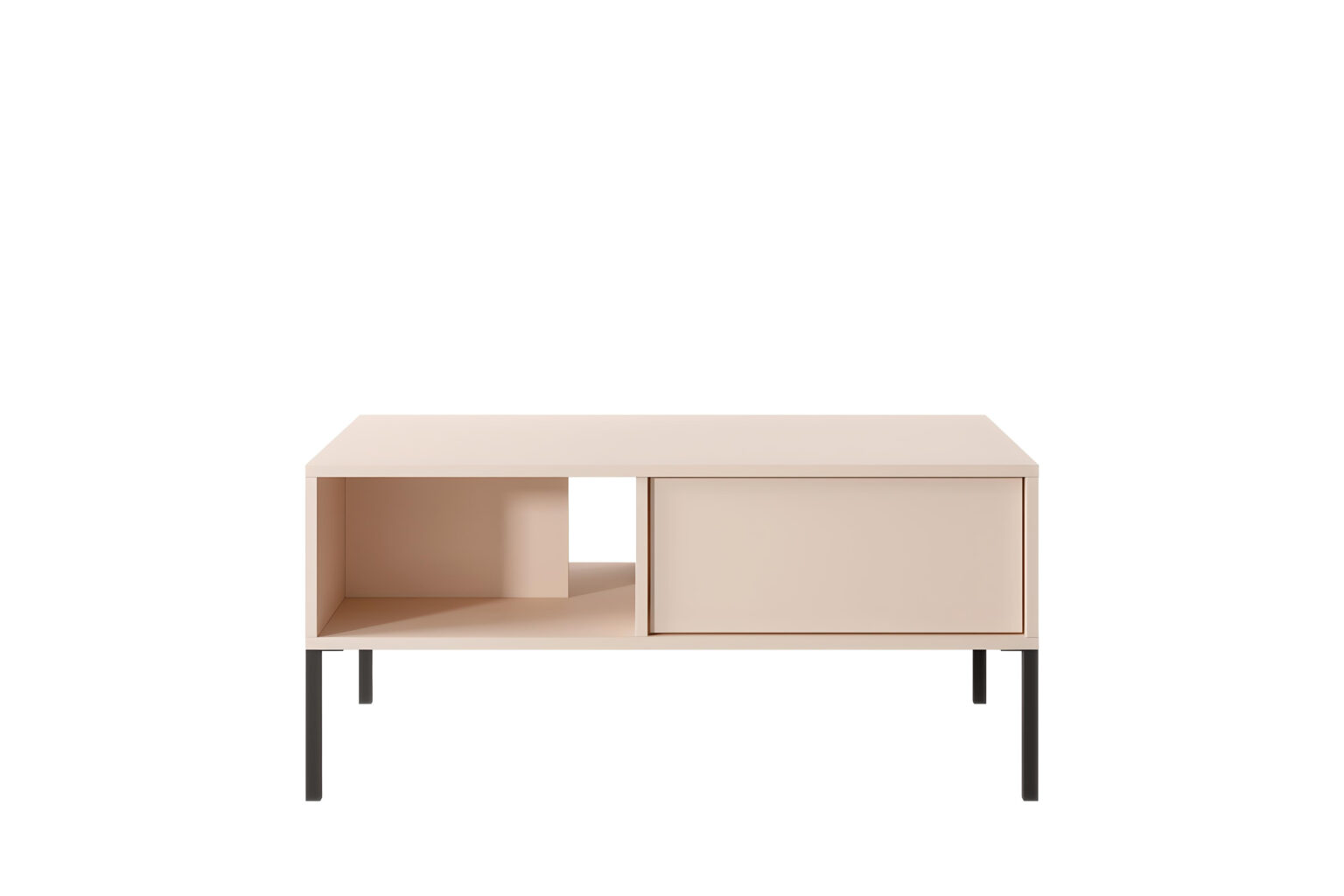 Table basse 2 tiroirs LIXIA Beige