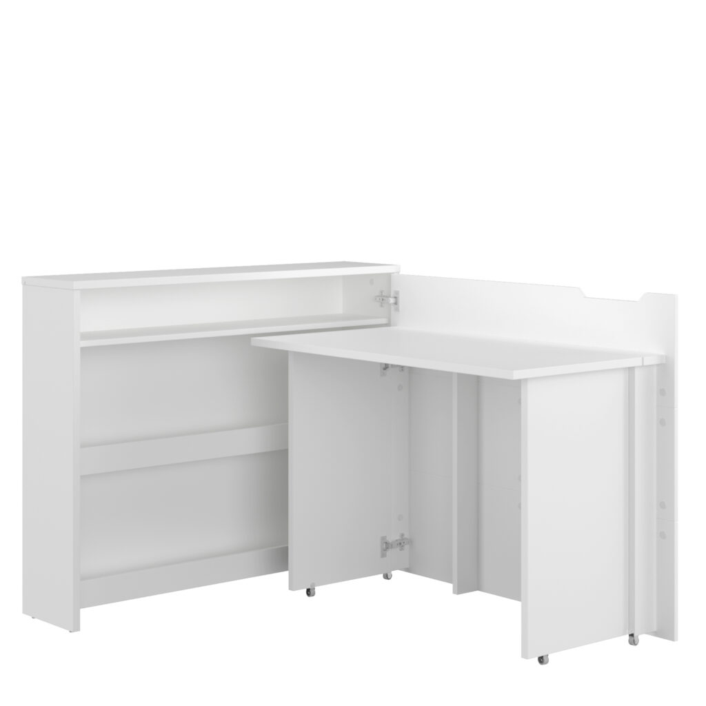 Bureau Escamotable ENJOY 115 cm : Maximisez l'Espace avec Style et Fonctionnalité