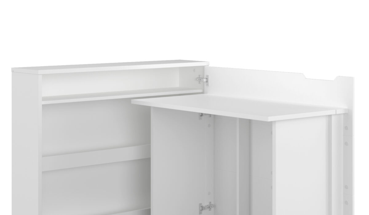 Bureau Escamotable ENJOY 115 cm : Maximisez l'Espace avec Style et Fonctionnalité