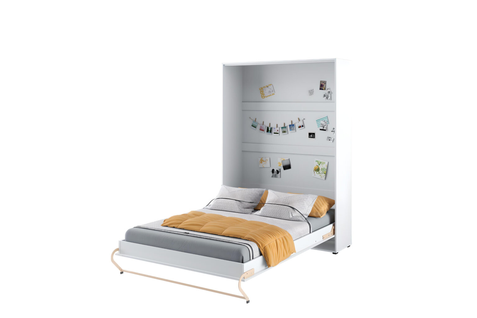 Lit escamotable GAIN pour un gain d'espace quotidien blanc