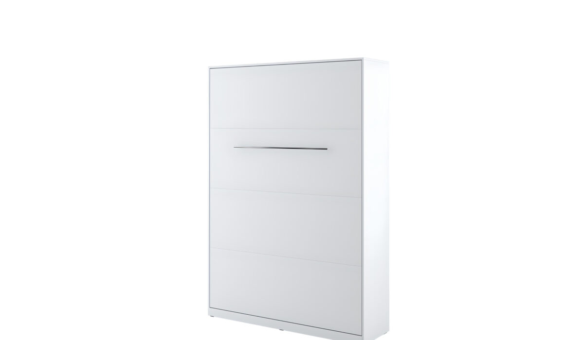 Lit escamotable fermé GAIN blanc mat