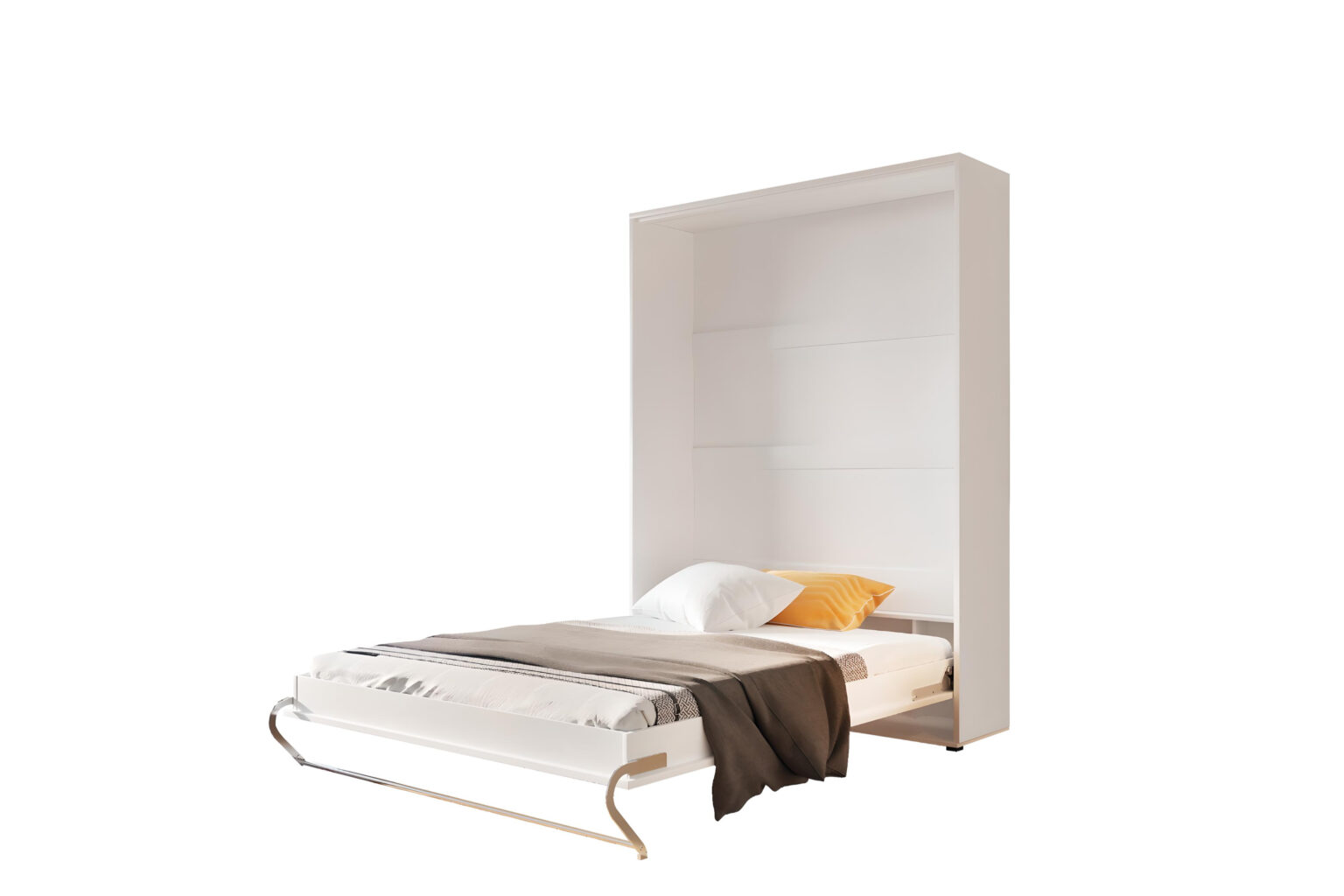 Lit escamotable vertical GAIN blanc mat