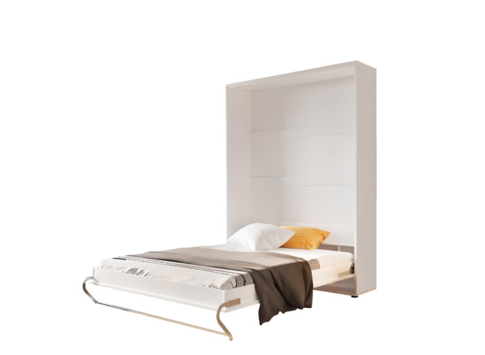 Lit escamotable vertical GAIN blanc mat
