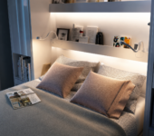 Lit escamotable avec LED KAMAZZA
