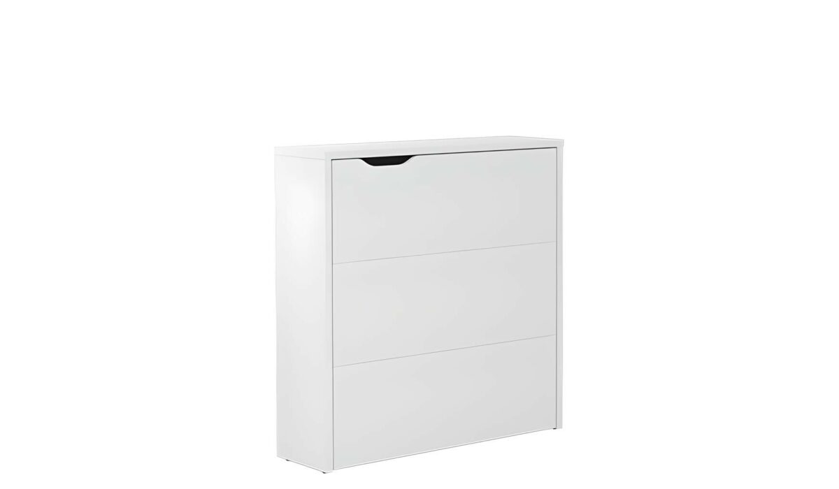 Bureau Mural EASY 90 cm - Solution Gain de Place en Blanc