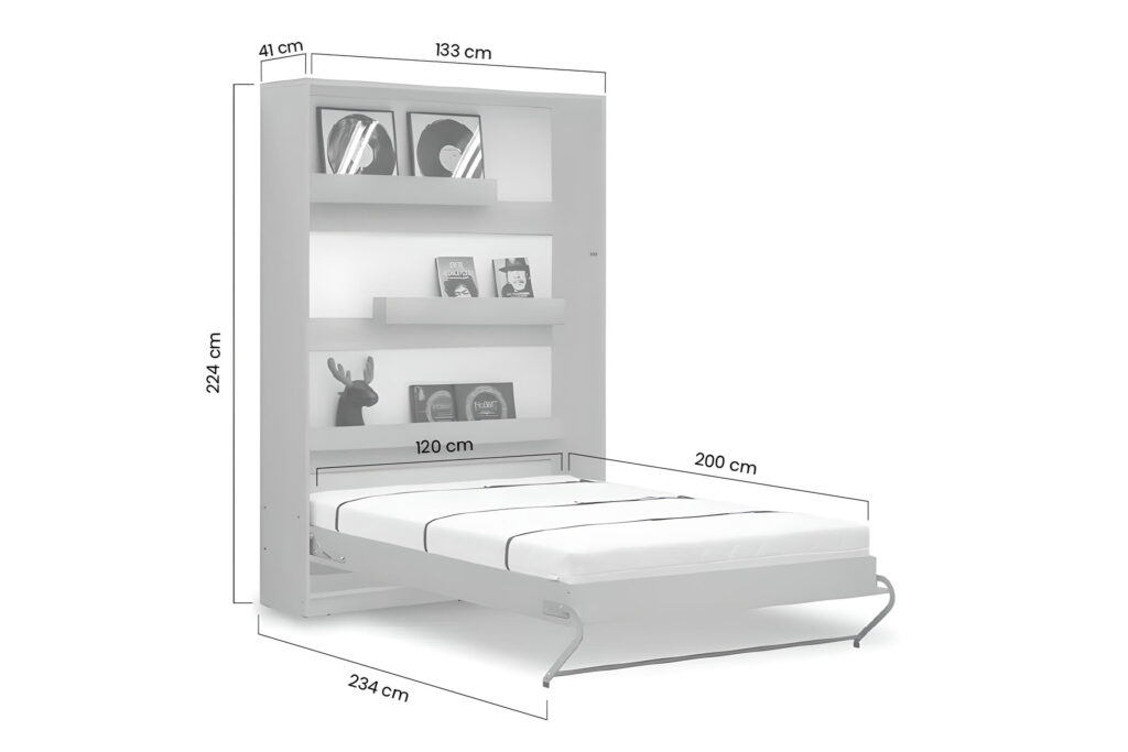 Dimensions-lit-escamotable-LOLITA