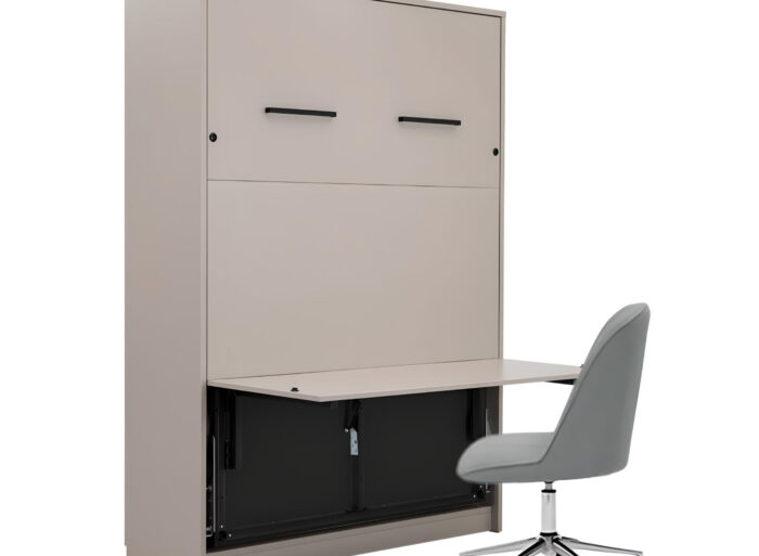 Lit bureau escamotable, lit escamotable bureau intégré; lit escamotable avec bureau intégré - LOLITA