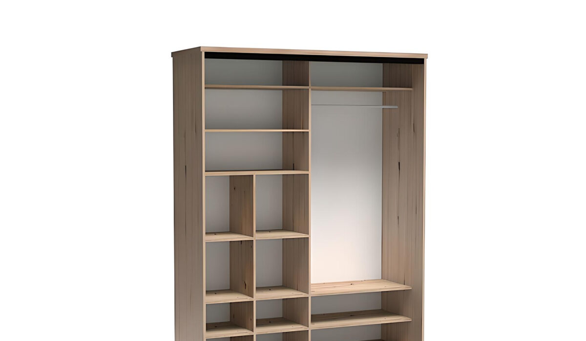 Armoire ZEBRA 180 cm fonctionnel avec ses nombreux rangements