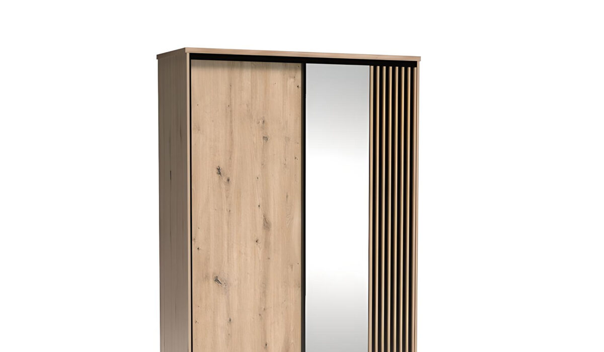 Armoire ZEBRA Chêne et noir