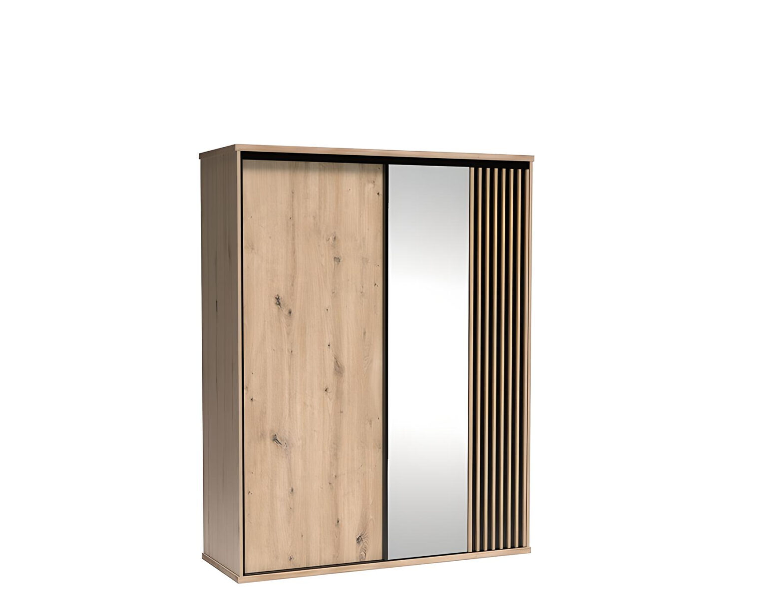 Armoire ZEBRA Chêne et noir