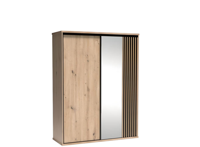 Armoire ZEBRA Chêne et noir