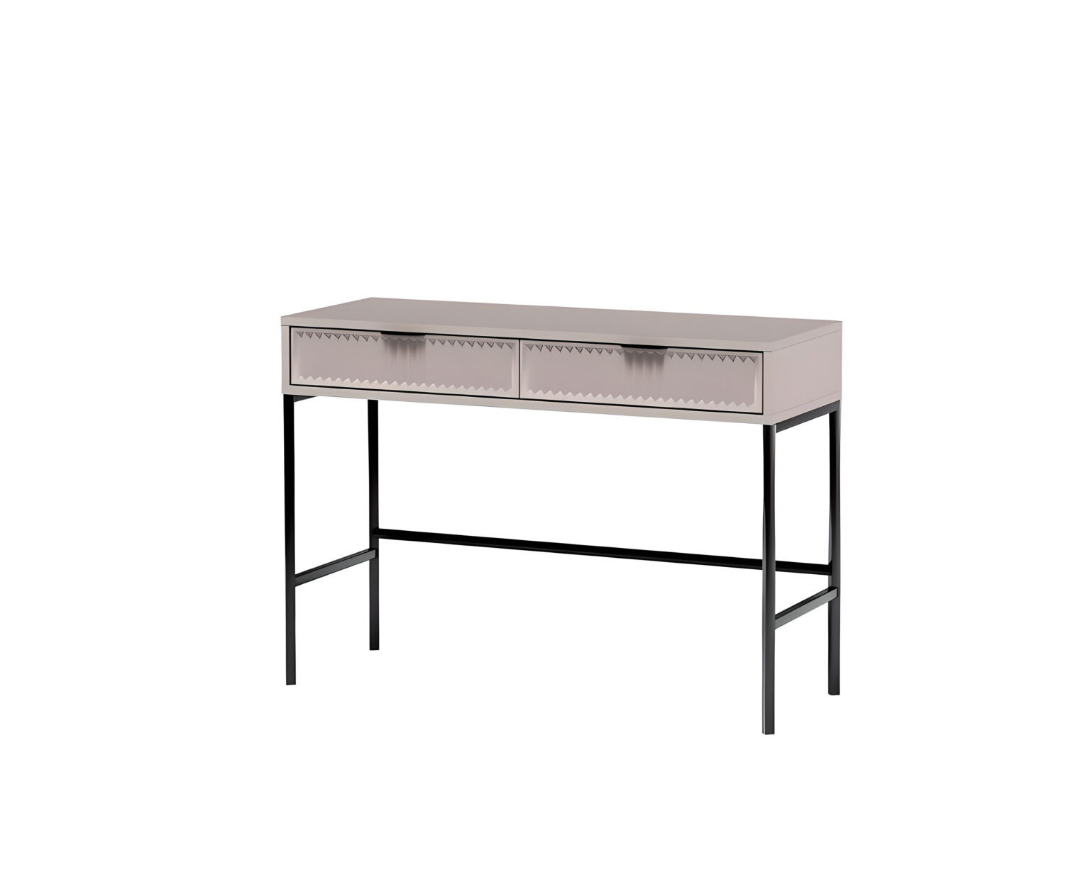 Console 2 tiroirs 110 cm – KELLY beige tendance KAMAZZA