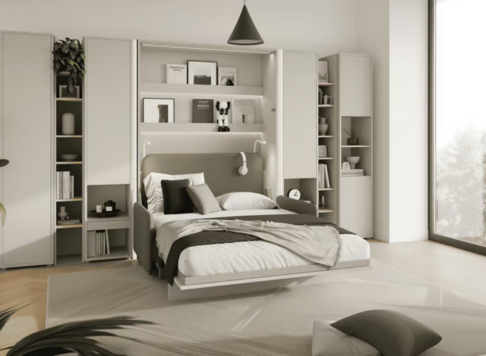 Lit escamotable 160x200 cm