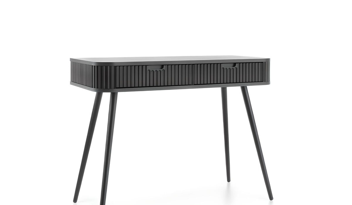 Découvrez la console noire IRIS, un meuble design qui apporte une touche tendance à votre maison