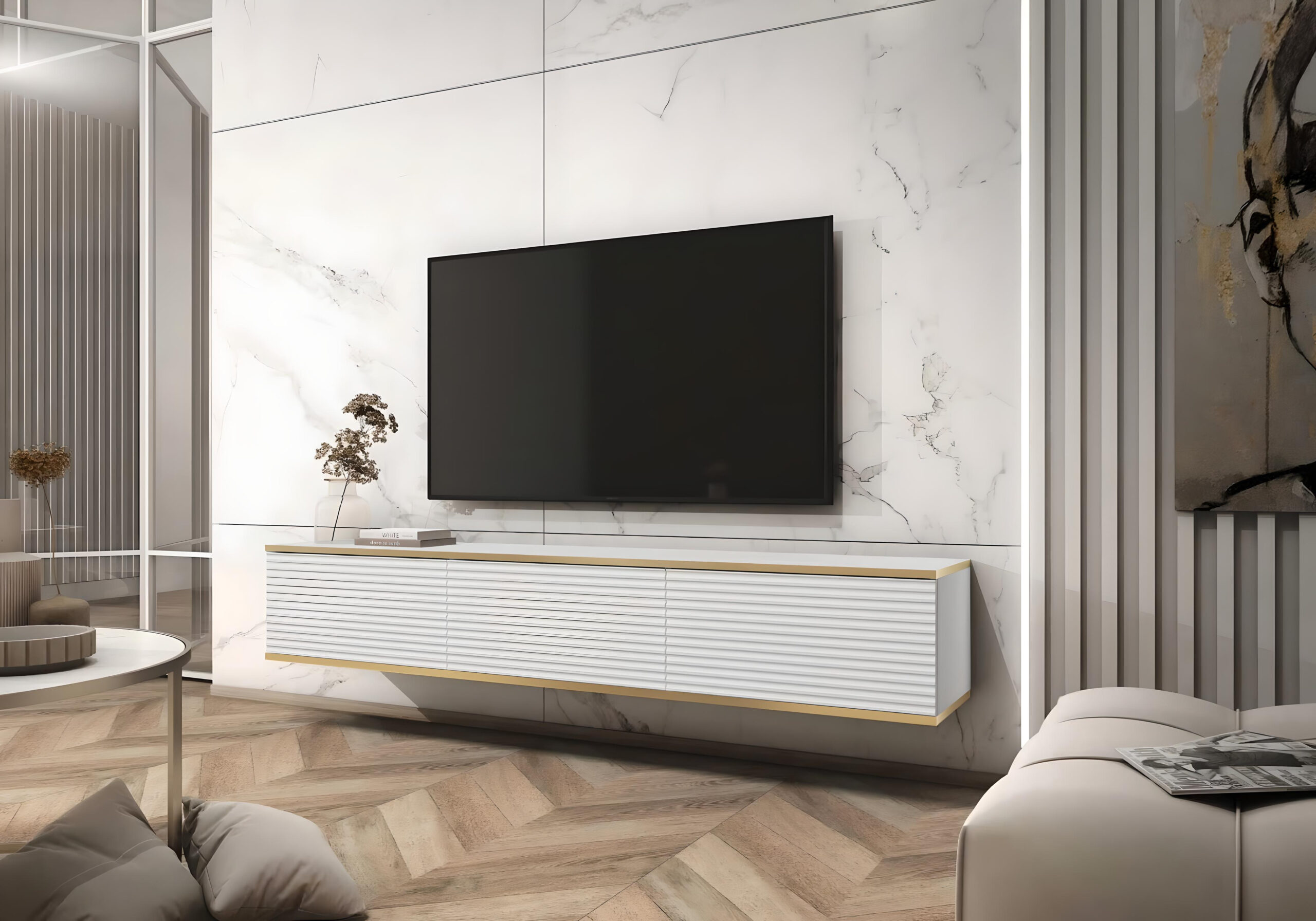 You are currently viewing Guide complet pour choisir le meuble TV suspendu parfait pour votre salon et votre rangement.