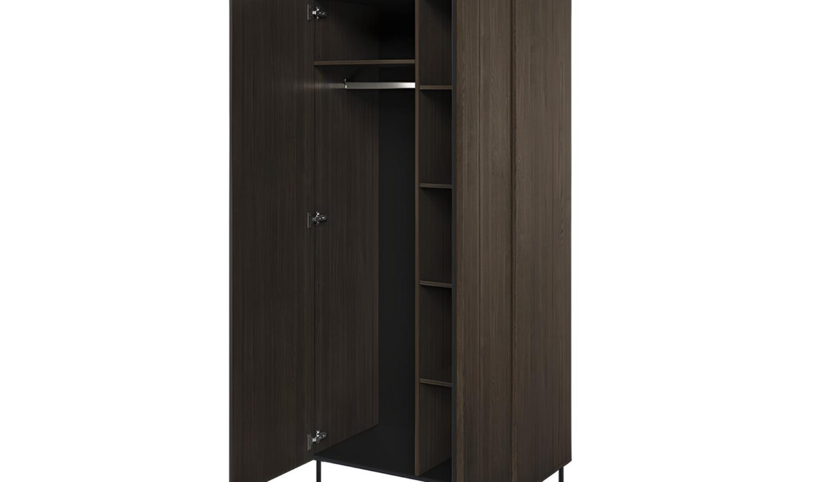 L'armoire CARENNE 92 cm de rangement élégant pour une chambre bien ordonnée