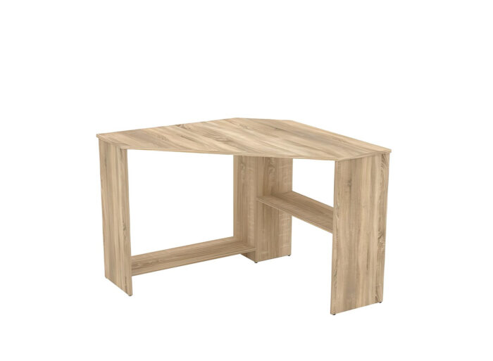 Bureau d’angle 2 étagères 80 cm – TERKA