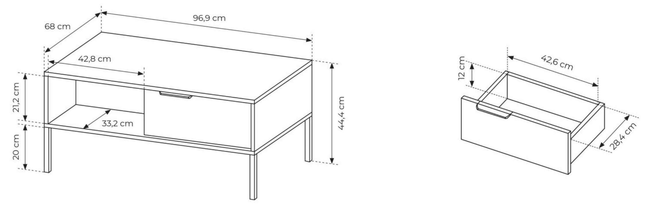 Croquis table basse LIEF