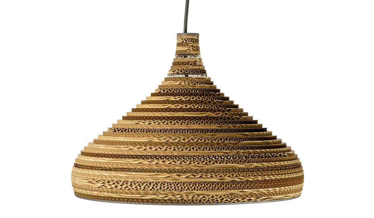 suspension luminaire en bois - Kamazza