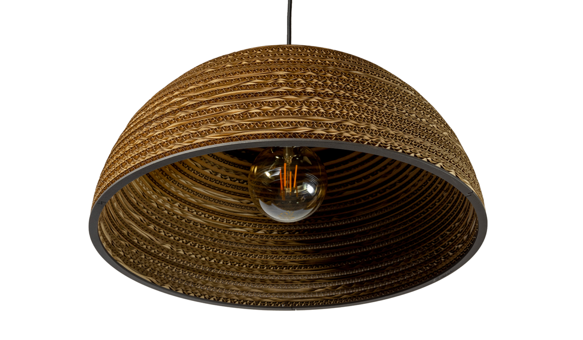 suspension luminaire en bois - Kamazza