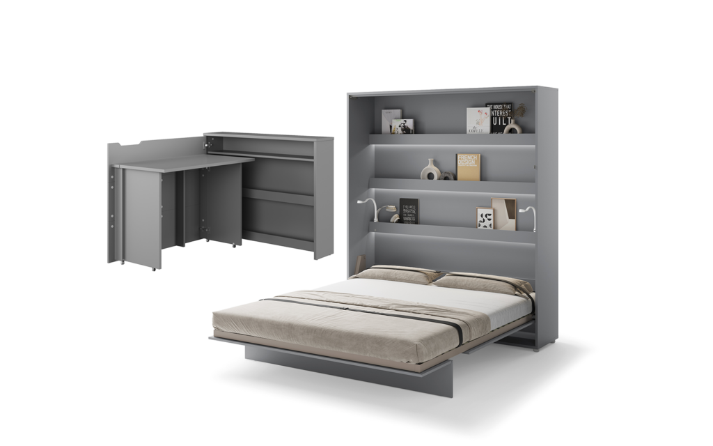 lit escamotable 2 personnes vertical SMART - bureau ENJOY - article