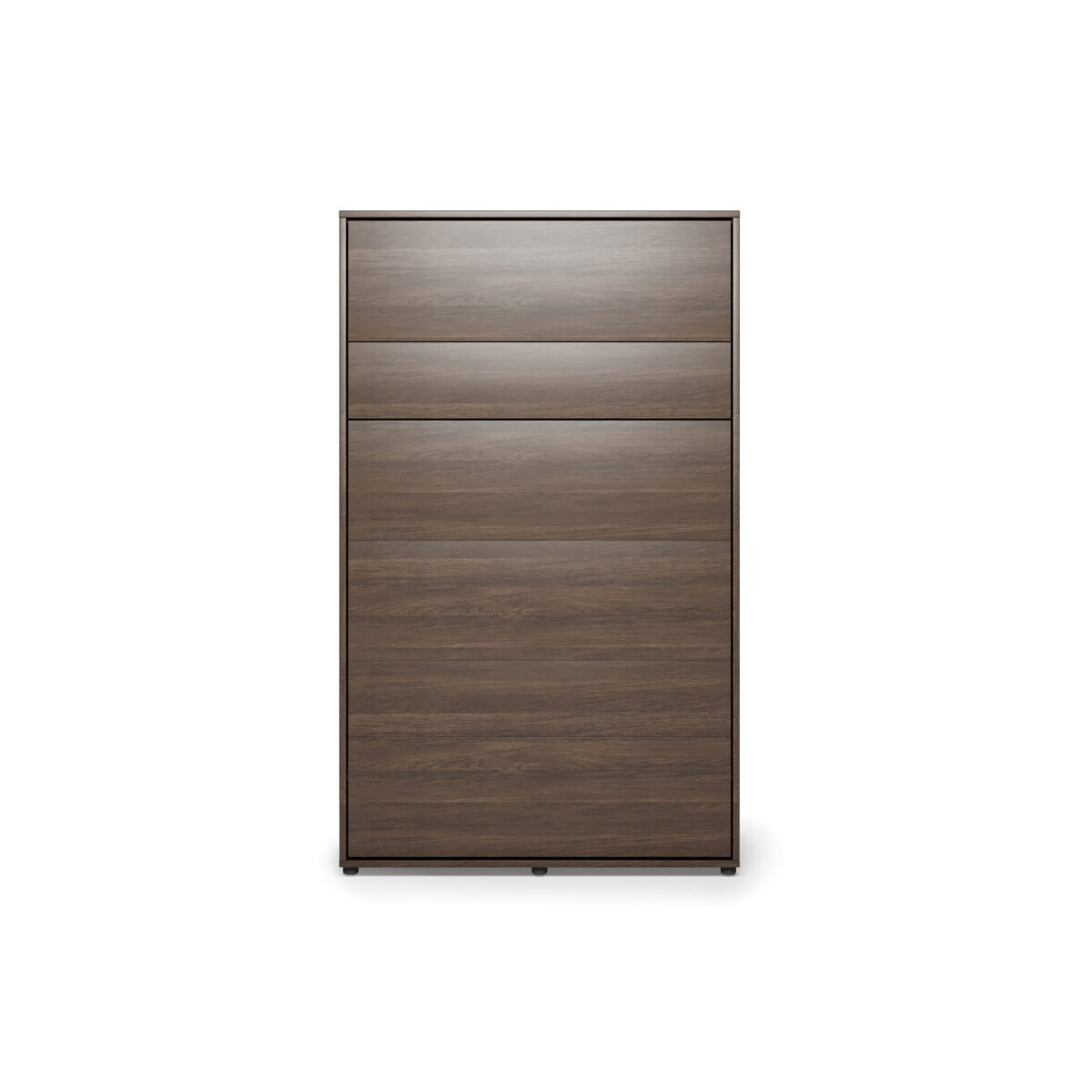 KAMAZZA Lit escamotable ouverture pneumatique SMART 120x200 Chêne foncé 1