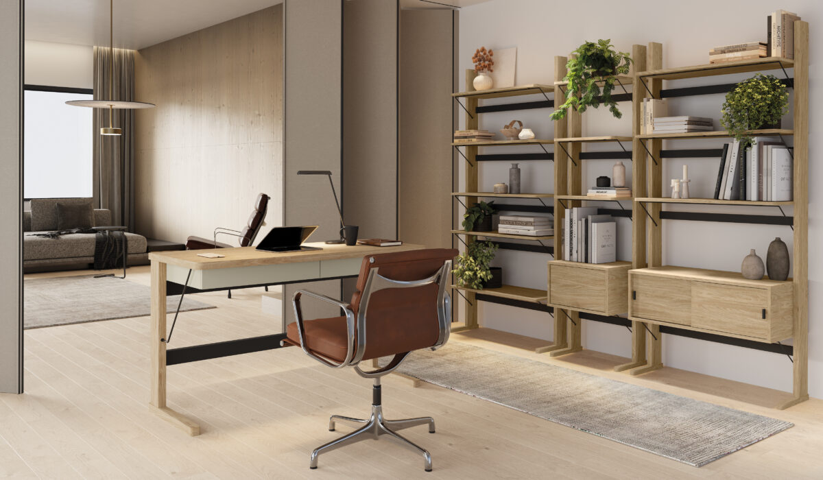 Bureau et rangements OLLIE - ambiance