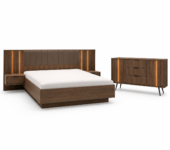Chambre complete AVA avec lit et commode