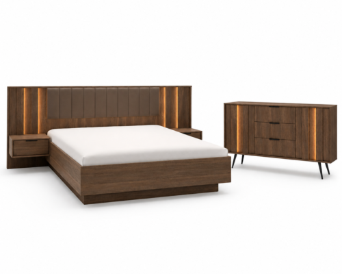 Chambre complete AVA avec lit et commode