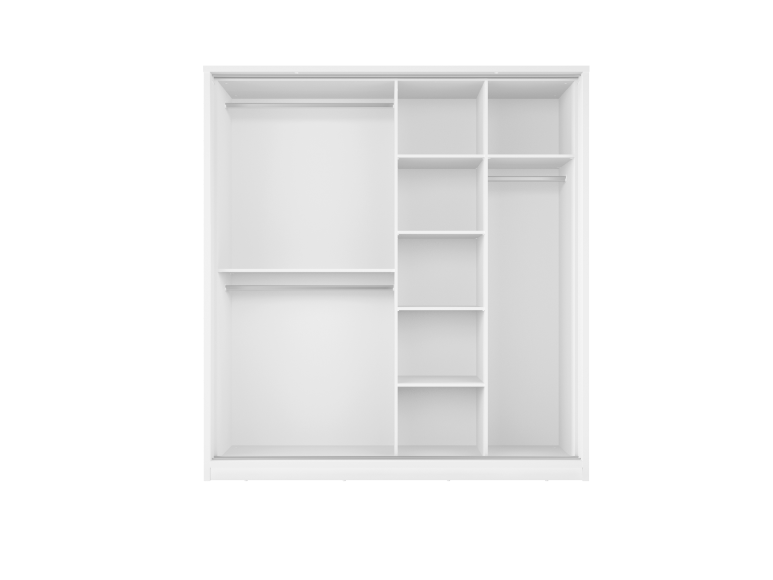 Armoire 2 portes avec miroir KAMAZZA