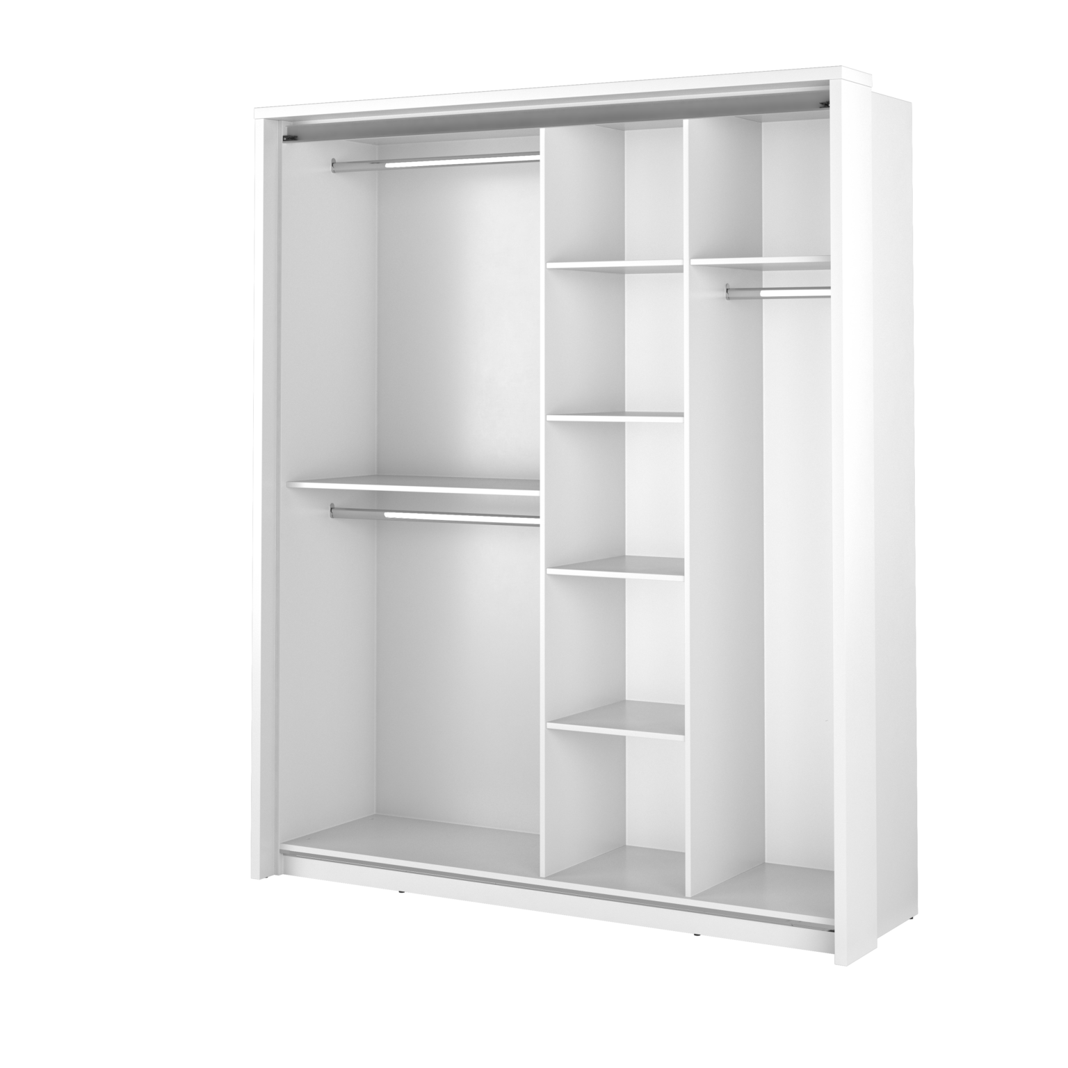 Armoire 2 portes avec miroir KAMAZZA