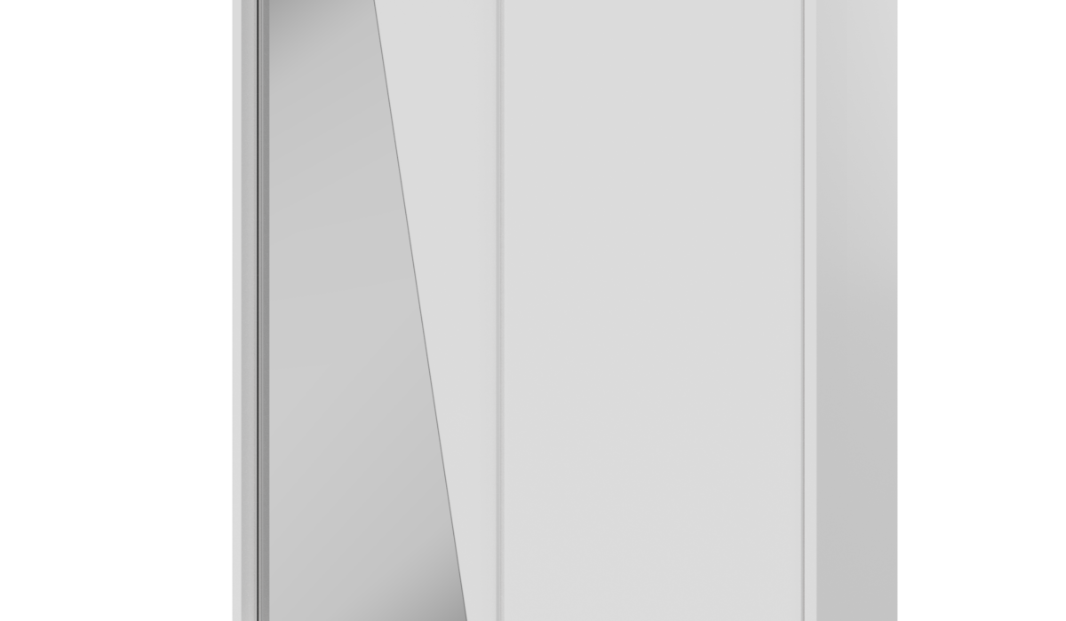 Armoire 2 portes avec miroir KAMAZZA
