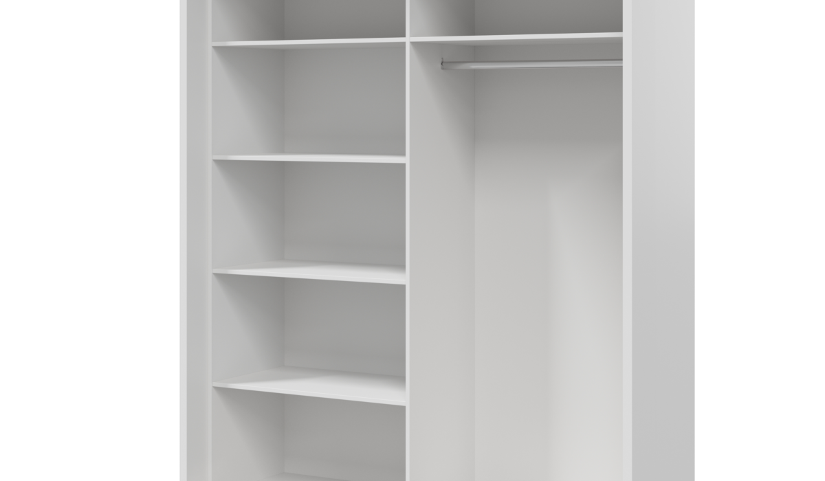 Armoire 2 portes avec miroir KAMAZZA