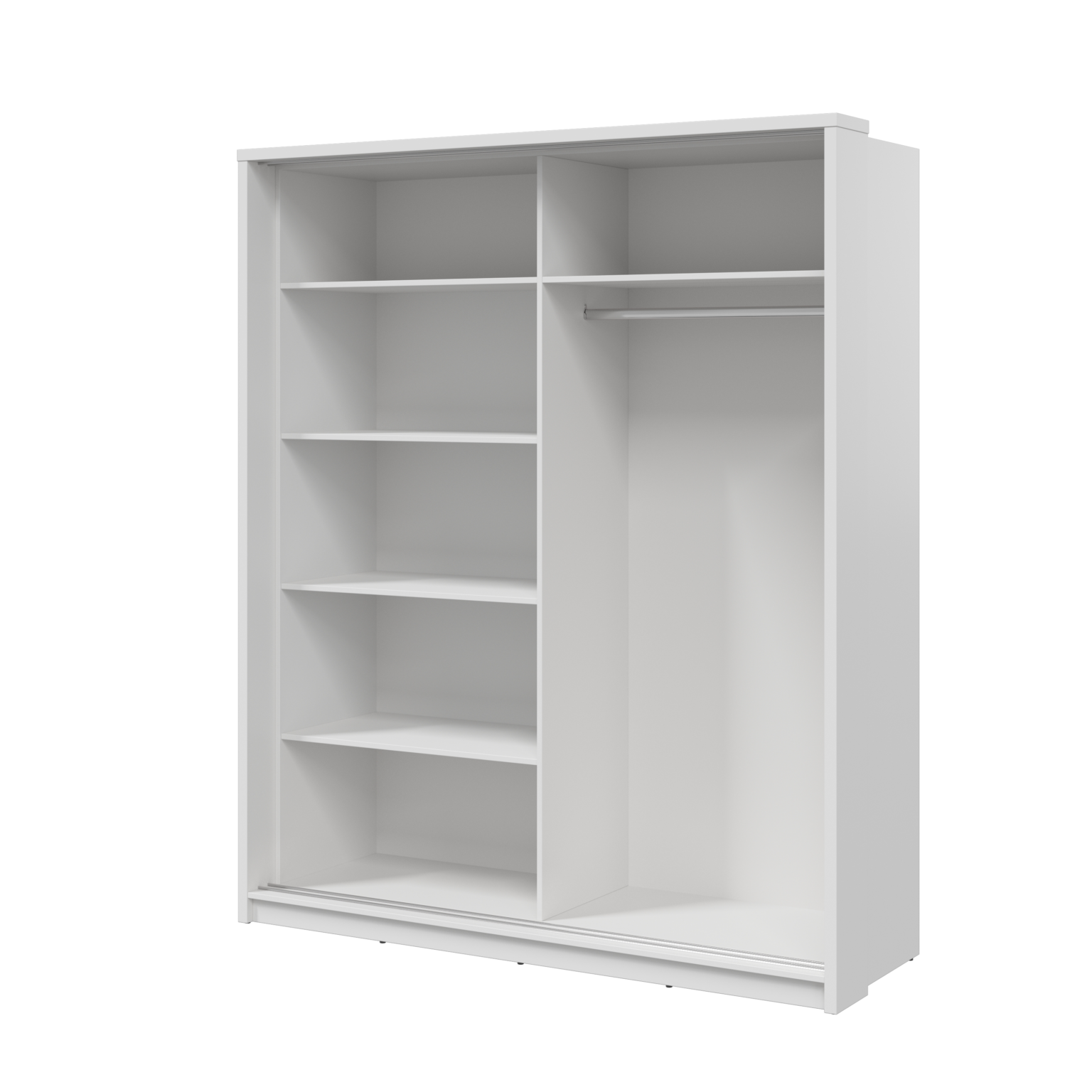 Armoire 2 portes avec miroir KAMAZZA