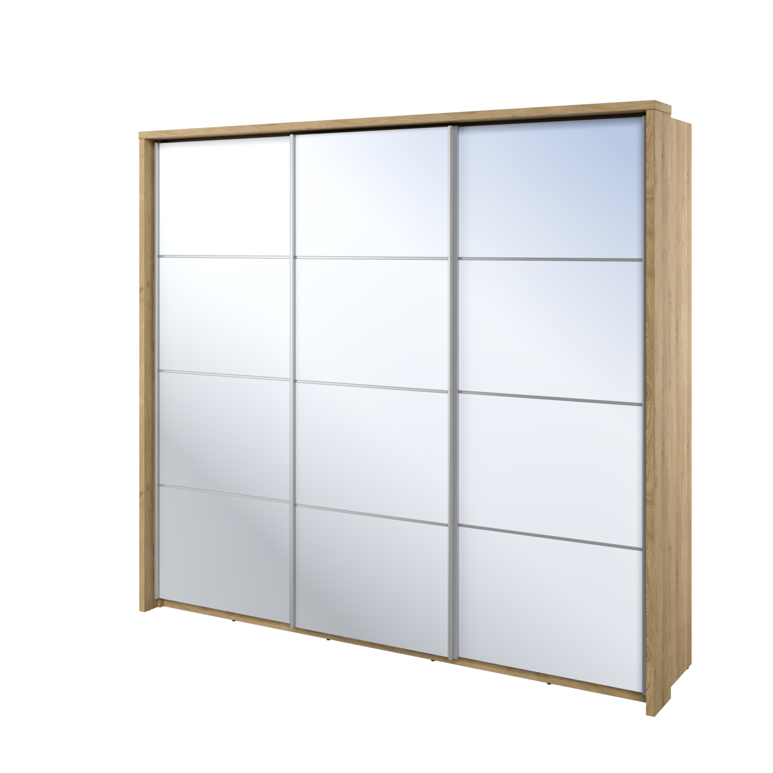 Armoire 3 portes avec miroir KAMAZZA