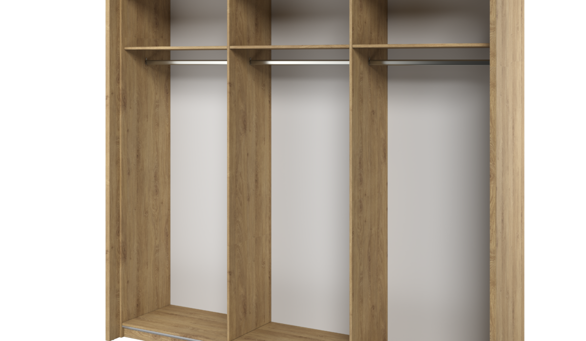 Armoire 3 portes avec miroir KAMAZZA